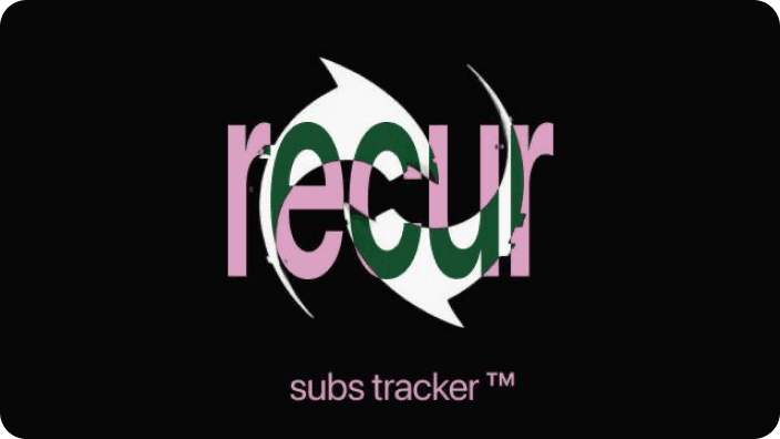 recur – subs tracker